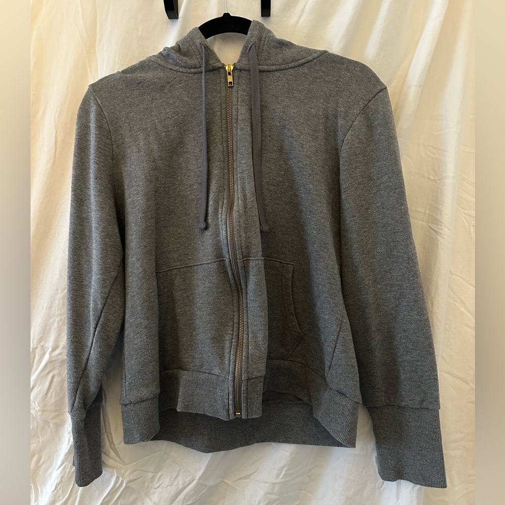 Gray Zip-up Hoodie